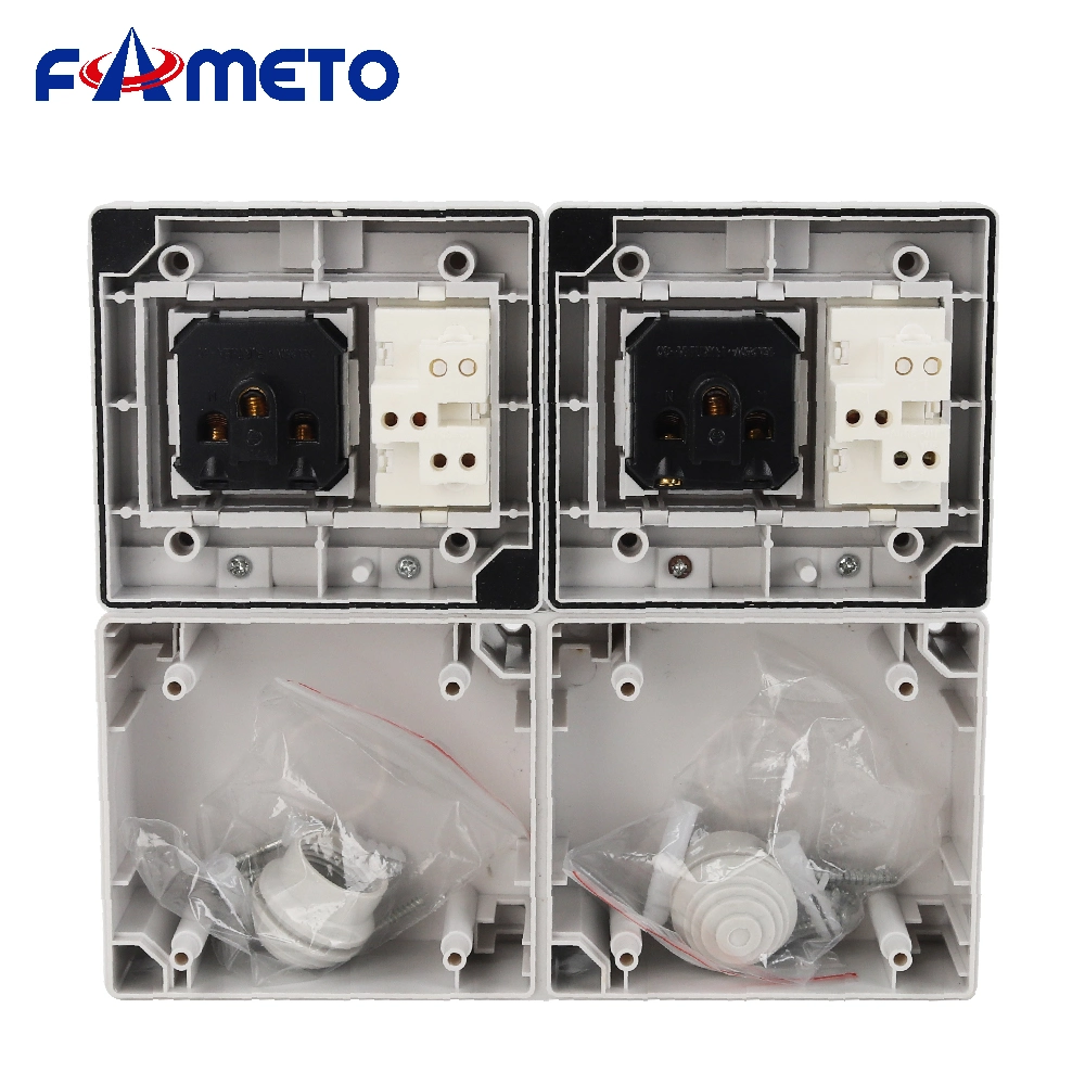 Outdoor Waterproof Socket Switch with Five Holes