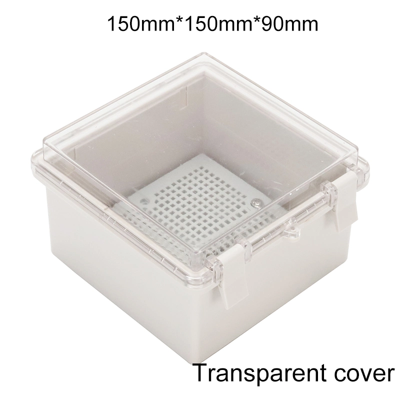 Rectangular Waterproof Junction Box 200*100*70mm ABS IP66 Transparent Cover 7.9*4*2.8inch