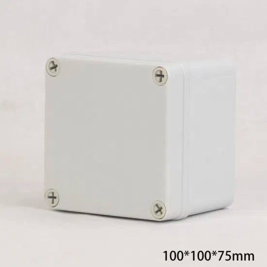 Factory Direct Sales 100*100*75mm ABS Plastic Terminal Breakout Box PCB Housing Spot Fast Delivery