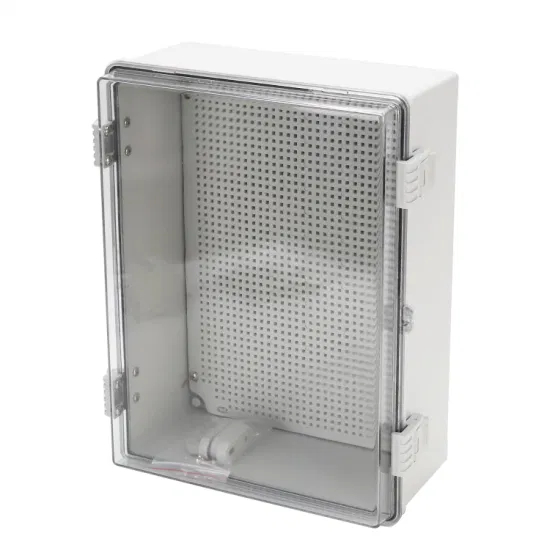 Outdoor Waterproof Distribution Box 400*300*160mm Clear Plastic Cover ABS/PC IP66 CE 15.7*11.8*6.3inch Enclosures for Electrical Equipment