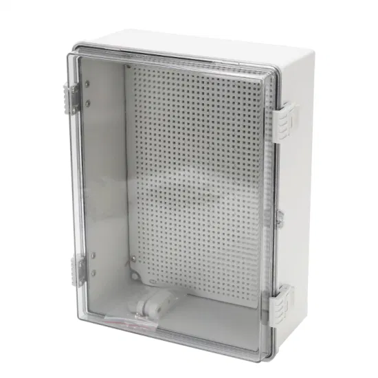 Outdoor Waterproof Distribution Box 400*300*160mm Clear Plastic Cover ABS/PC IP66 CE 15.7*11.8*6.3inch Enclosures for Electrical Equipment