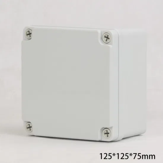 Outdoor Waterproof Case Enclosure Plastic Box Electronic Project Case Waterproof Junction Box for Electronics 125*125*75mm