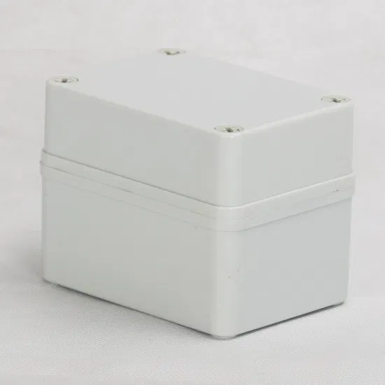 Source Factory 110*80*85mm Light Gray Plastic Screws Waterproof and Dustproof Insulated Protective Case Junction Box