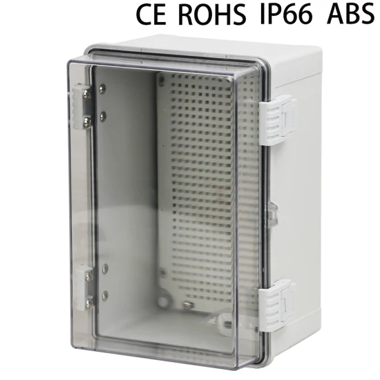 PLC Display Protects The Housing 300*200*180mm Transparent Waterproof Plastic Distribution Box IP66