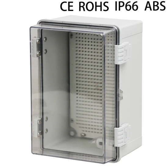PLC Display Protects The Housing 300*200*180mm Transparent Waterproof Plastic Distribution Box IP66