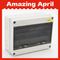Ht-12 IP65 Outdoor Waterproof 12 Way Electrical Power Plastic Distribution Box