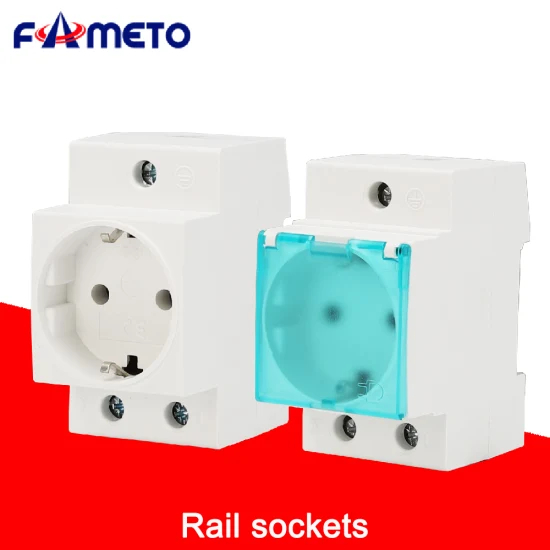 European Style 10/16A Rail Sockets Power Module
