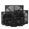Fan Guard 110mm*110mm ABS Plastic Black Dust Filter