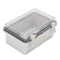 Outdoor Waterproof Electrical Control Distribution Box ABS IP66 Transparent Cover Wall Mounting 150*100*70mm