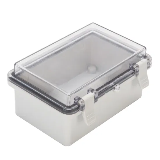 Outdoor Waterproof Electrical Control Distribution Box ABS IP66 Transparent Cover Wall Mounting 150*100*70mm