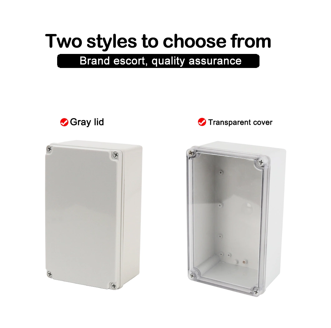 Outdoor Electrical Junction Box 175*125*75mm Waterproof and Dustproof Transparent Cover