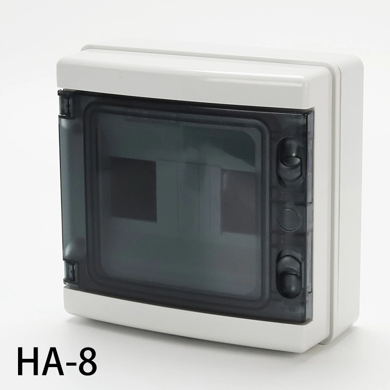 Ha-4 Ways IP65 Waterproof Outdoor 140*210*100mm Plastic 4 Way/4 Pole Junction Combiner Distribution Box