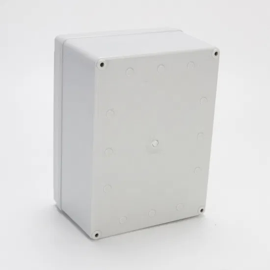 ABS Plastic Waterproof Junction Box 200*150*100mm IP67 Light Gray Plastic Screws 7.9*5.9*3.9inch Customizable