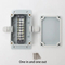 One in and One out Terminal Waterproof Junction Box 100*68*50mm Install The Ears ABS IP67 Tb1508 Copper