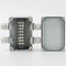 Power Supply Safety Wiring Box Two in and Two out 100*68*50mm ABS Plastic Is Waterproof