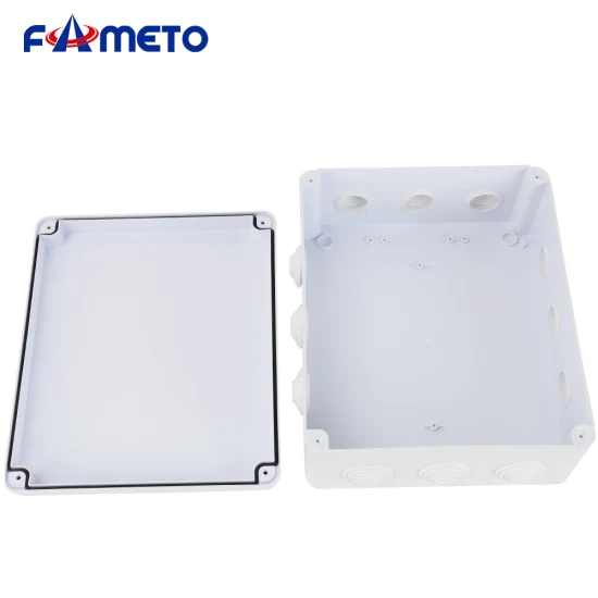 Outdoor Waterproof Junction Box 300X250X120mm ABS Plastic IP65 White Spot Wholesale
