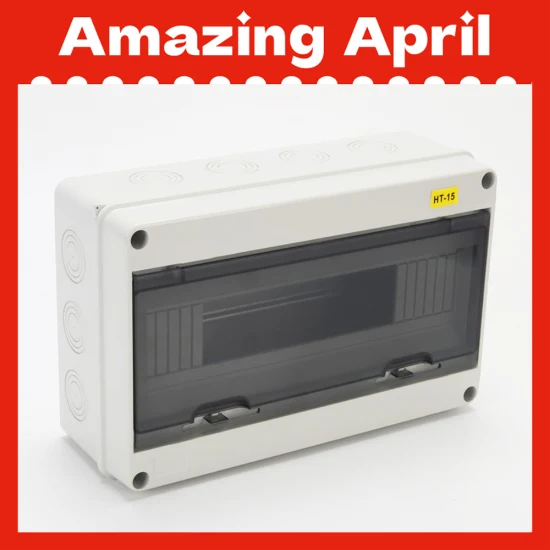 Ht 15 Ways ABS+PC Outdoor Waterproof Plastic IP65 Distribution Box