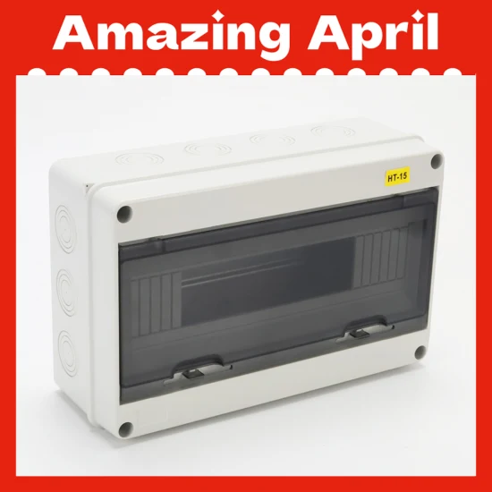 Ht 15 Ways ABS+PC Outdoor Waterproof Plastic IP65 Distribution Box