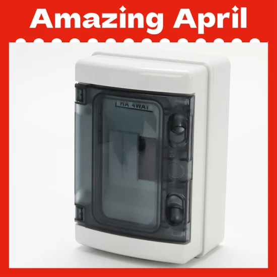 Ha-4 Ways IP65 Waterproof Outdoor 140*210*100mm Plastic 4 Way/4 Pole Junction Combiner Distribution Box