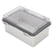 Outdoor Waterproof Electrical Control Distribution Box ABS IP66 Transparent Cover Wall Mounting 150*100*70mm