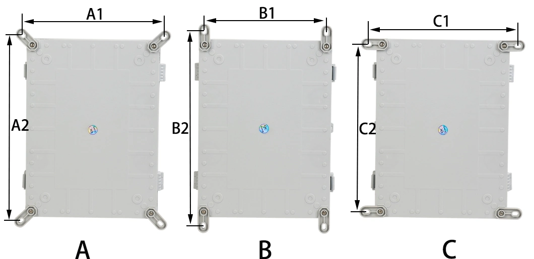 Outdoor Waterproof Electrical Equipment Distribution Box 500*400*200mm ABS Plastic Transparent Exterior Door