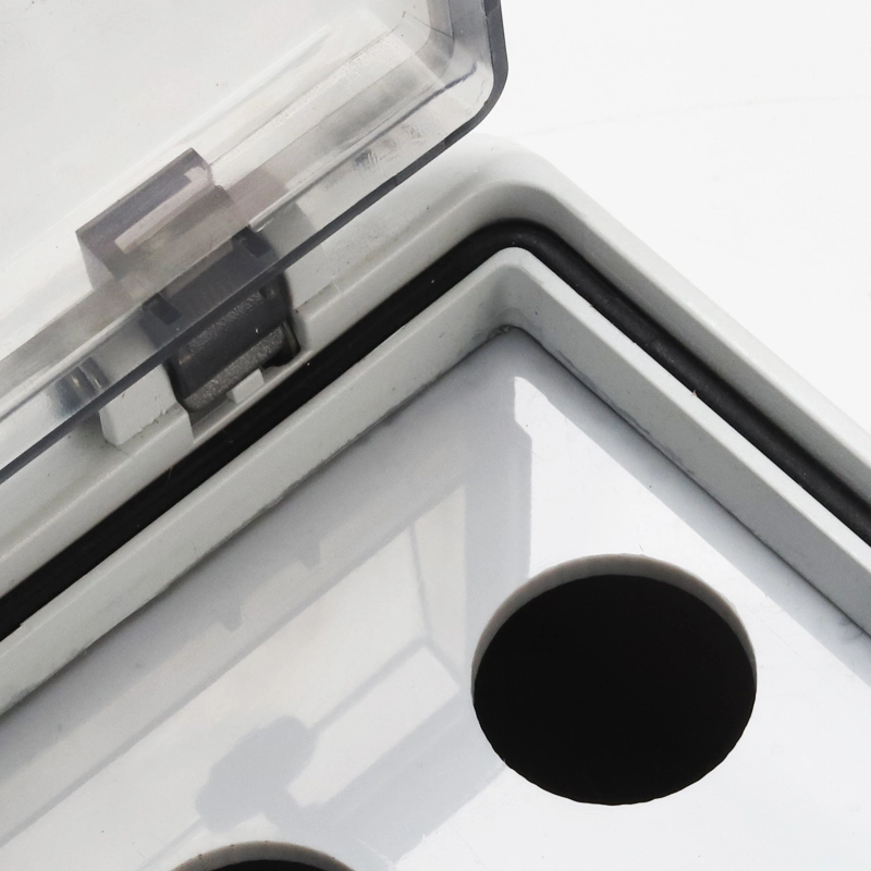 Plastic Waterproof Button Switch Box 1p IP67 ABS Material Emergency Stop Button 440V 10A Customizable