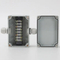 One in and One out 100*68*50mm ABS Plastic Waterproof Junction Box 3.94*2.68*1.97inch CE IP67