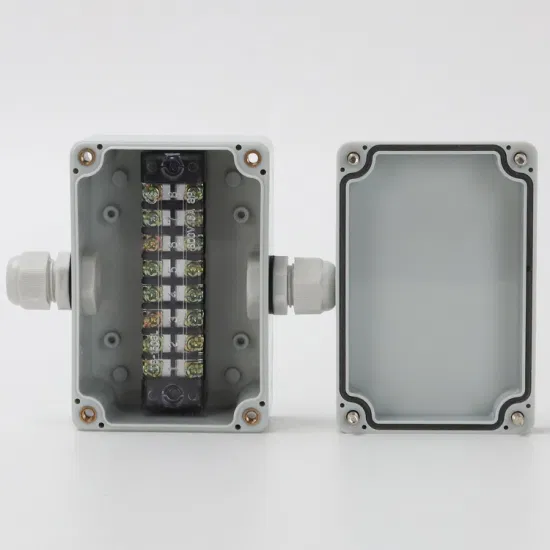 One in and One out 100*68*50mm ABS Plastic Waterproof Junction Box 3.94*2.68*1.97inch CE IP67