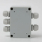 Two in and Three out 3.9*2.7*2inch Outdoor Power Supply Wire Distribution Box ABS Plastic Material Gray