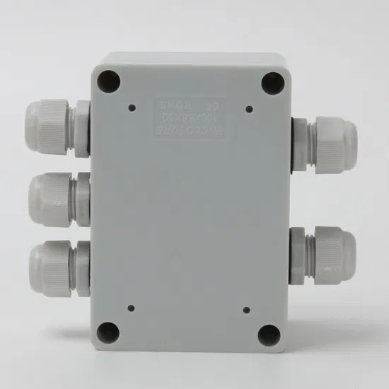 Two in and Three out 3.9*2.7*2inch Outdoor Power Supply Wire Distribution Box ABS Plastic Material Gray
