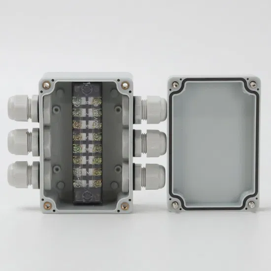 3 in and 3 out 15A 400V 8way Outdoor Waterproof Junction Box Tb1508 CE IP67