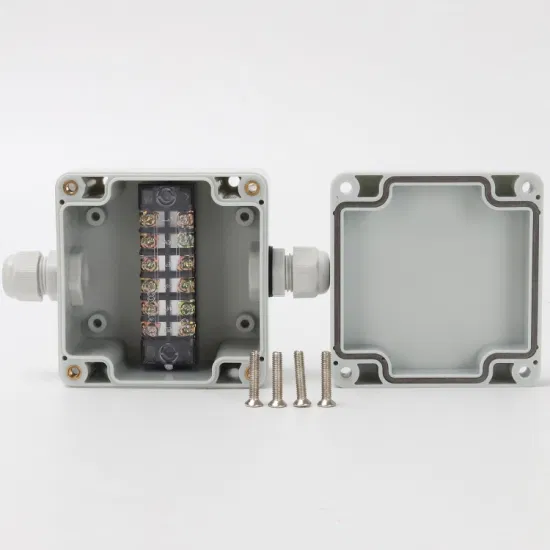 One in and One out 83*81*56mm Tb1506 15A 400V 6way Power Supply Waterproof Junction Box