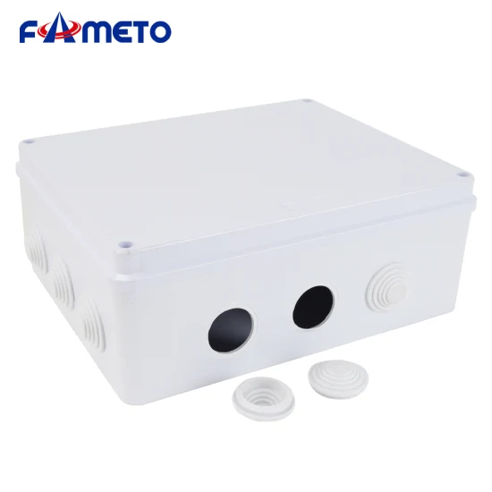 Outdoor Waterproof Junction Box 300X250X120mm ABS Plastic IP65 White Spot Wholesale