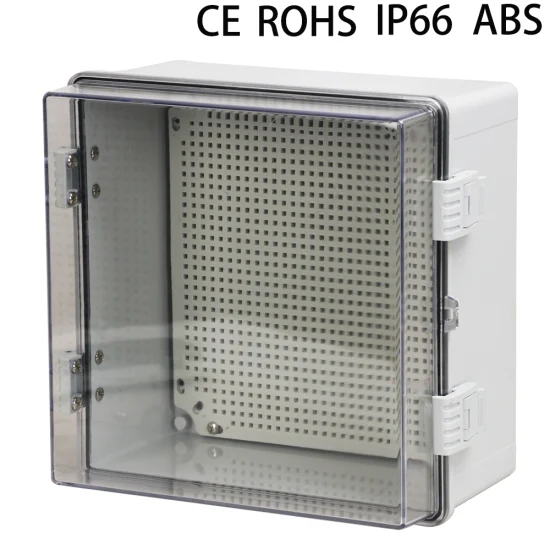 12*12*7inch Transparent Waterproof Distribution Box ABS Plastics Display Screen or Battery Enclosure