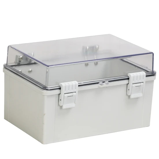 PLC Display Protects The Housing 300*200*180mm Transparent Waterproof Plastic Distribution Box IP66