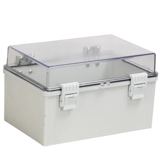 PLC Display Protects The Housing 300*200*180mm Transparent Waterproof Plastic Distribution Box IP66