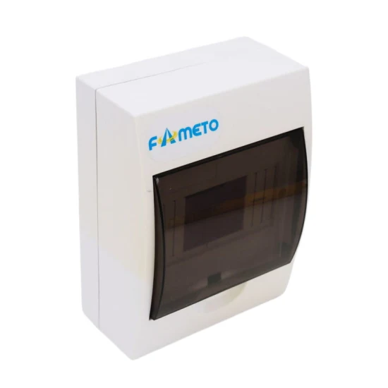 Fameto Factory ABS Plastic Distribution Box Waterproof Electrical dB Box for 2 4 6 8 12 18 48-Way Power Distribution Outdoor Use