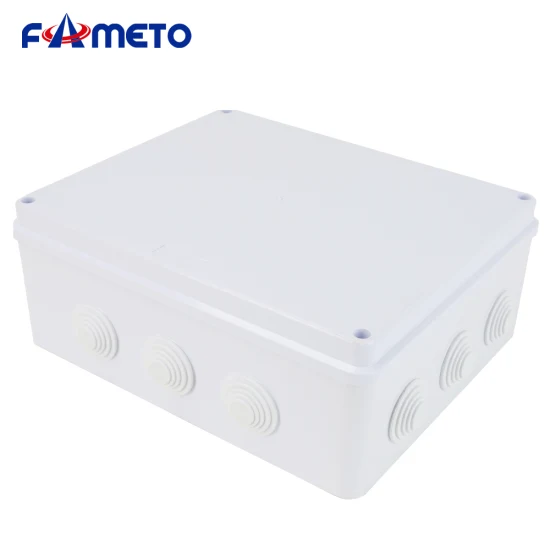 Outdoor Waterproof Junction Box 300X250X120mm ABS Plastic IP65 White Spot Wholesale