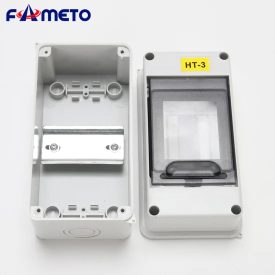 IP65 Ht-3 3 Ways 157*75*94 Waterproof Outdoor MCB Power Distribution Box