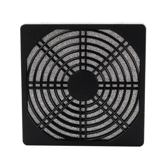 Axial Fan Filter 120mm*120mm ABS Plastic Black Fan Guard