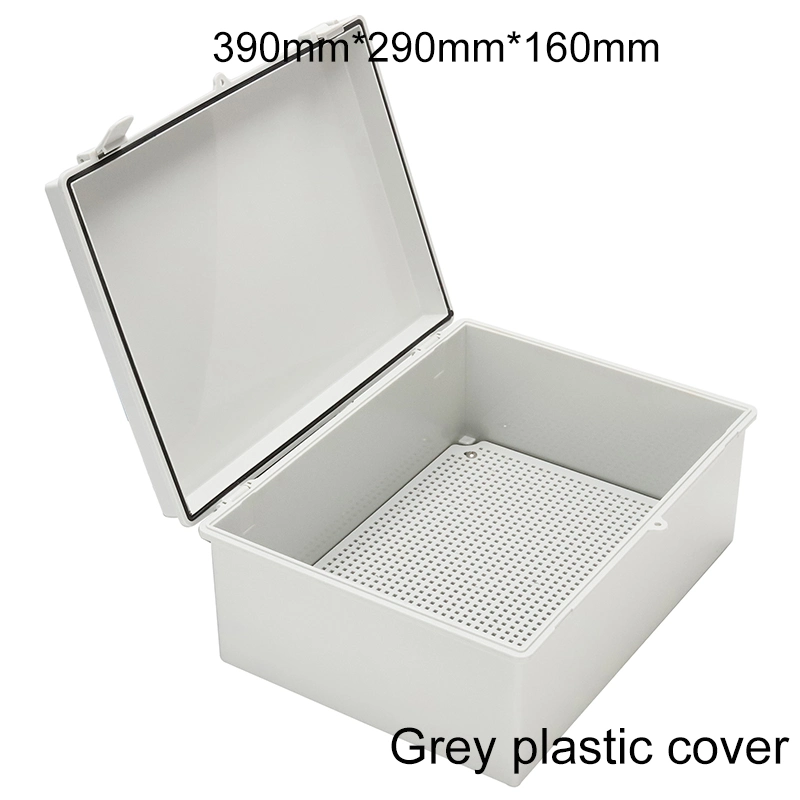 Custom-Made Available 390*290*160mm Clear Plastic Cover ABS Plastic Cable Distribution Box IP66 CE 15.4*11.4*6.3inch