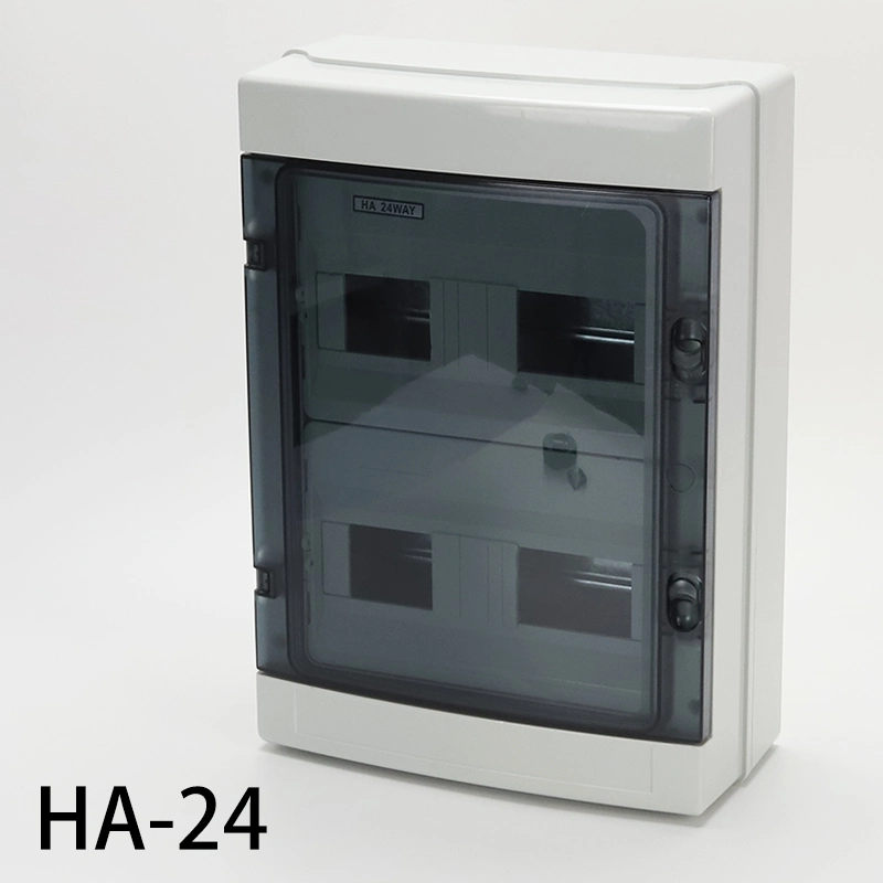 Ha-18 IP65 Waterproof Outdoor 18 Ways ABS Plastic Shell Combiner Box Junction Box Distribution Box