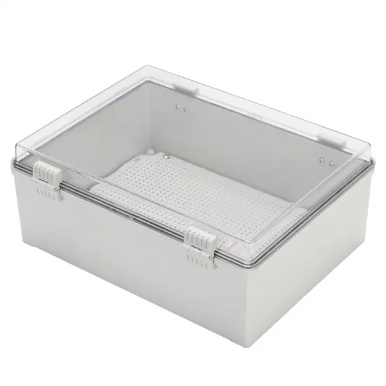 Outdoor Waterproof Distribution Box 400*300*160mm Clear Plastic Cover ABS/PC IP66 CE 15.7*11.8*6.3inch Enclosures for Electrical Equipment