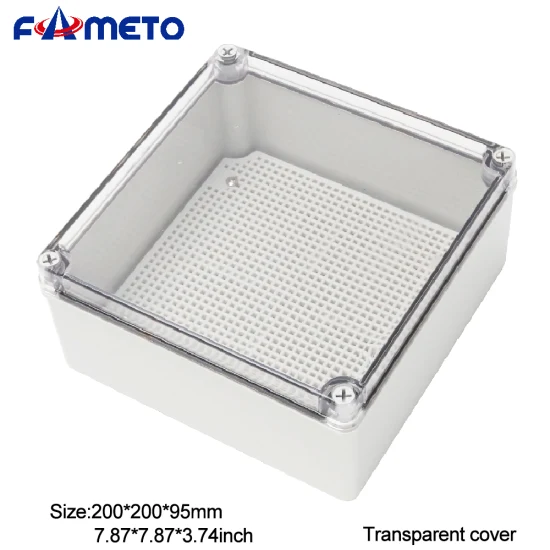 Outdoor Waterproof Junction Box 200*200*95mm Transparent Cover Spot Wholesale