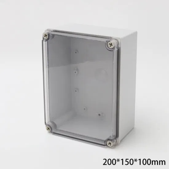 Transparent Lid Waterproof Junction Box 200*150*100mm ABS/PC CE IP67 Plastic Box