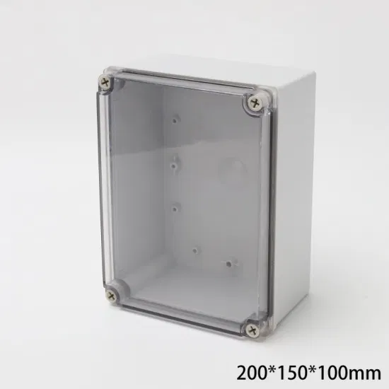 Transparent Lid Waterproof Junction Box 200*150*100mm ABS/PC CE IP67 Plastic Box