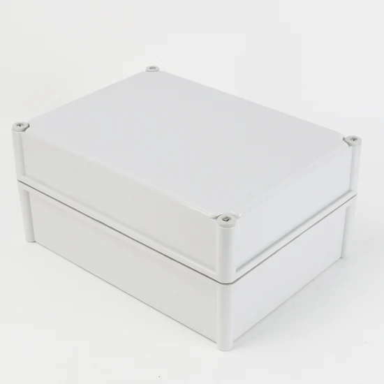 Outdoor Waterproof Case 380X280X180mm ABS Material Gray Shell Plastic Distribution Box
