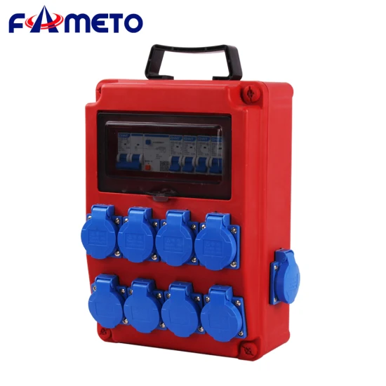 24-Circuit Distribution Box ABS Plastic Box 340*280*130mm IP66 Waterproof and Dustproof Factory Customized