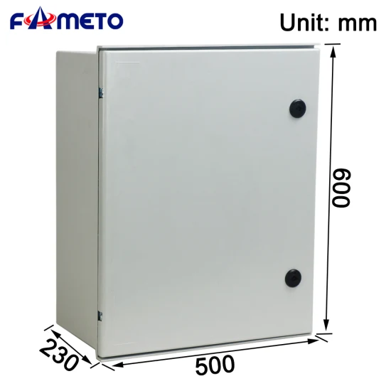 Outdoor Waterproof and Dustproof High-Pressure Equipment Cabinet 600*500*230mm IP65 Fiberglass Material