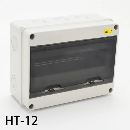 Ht-12 IP65 Outdoor Waterproof 12 Way Electrical Power Plastic Distribution Box